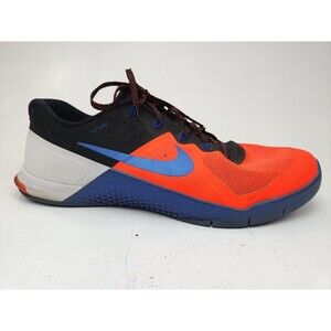 Nike Metcon 2 Flywire Sport Bright Orange Cross Training Shoes Lightweight Sz 13